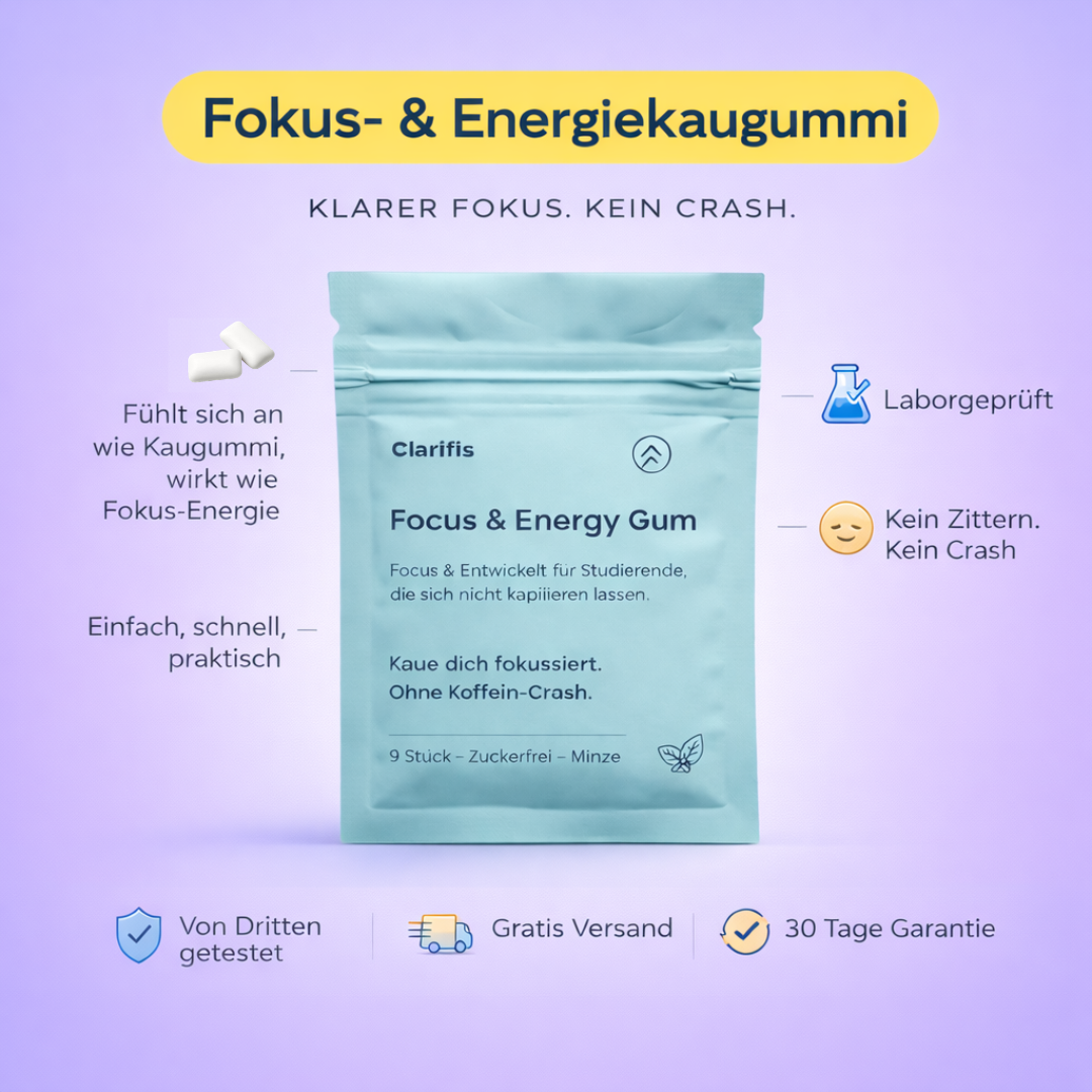 Fokus- & Energiekaugummi