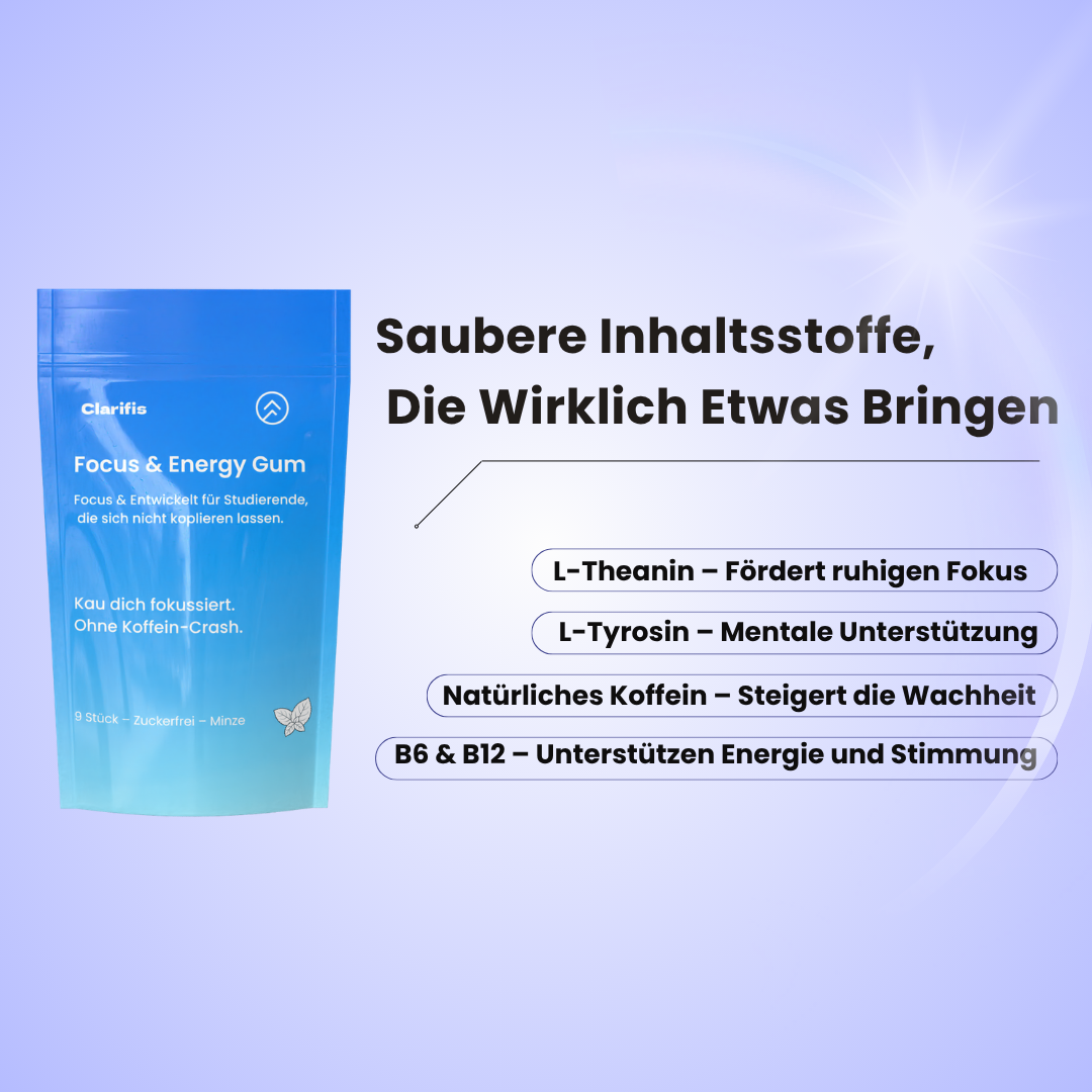 Fokus- & Energiekaugummi